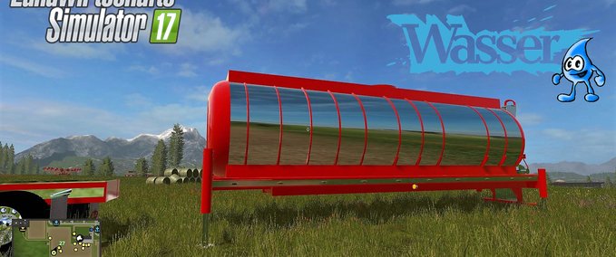 Sonstige Anhänger Watertank for Peterbilt Daycab Landwirtschafts Simulator mod