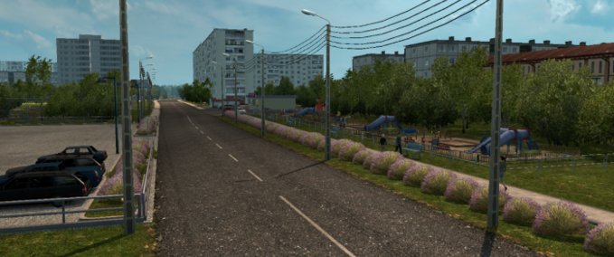 Maps ProRus  Eurotruck Simulator mod
