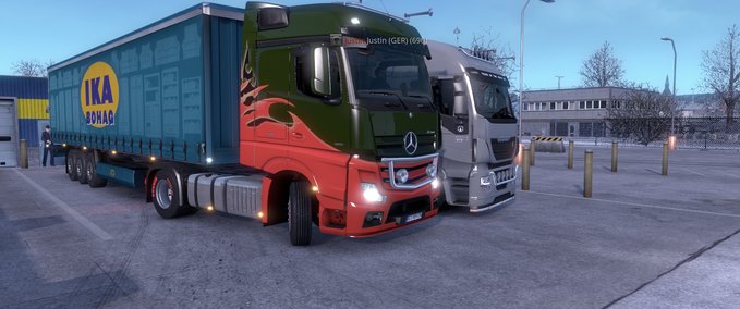 Sound Mercedes Benz Actros MP4 Sound Start´ Idle Eurotruck Simulator mod