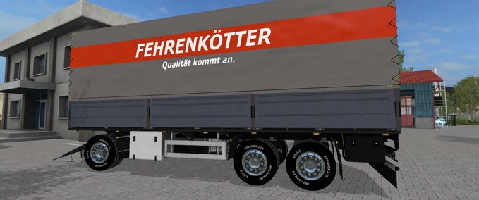 Ballentransport Ballenwagen Fehrenkötter  Landwirtschafts Simulator mod