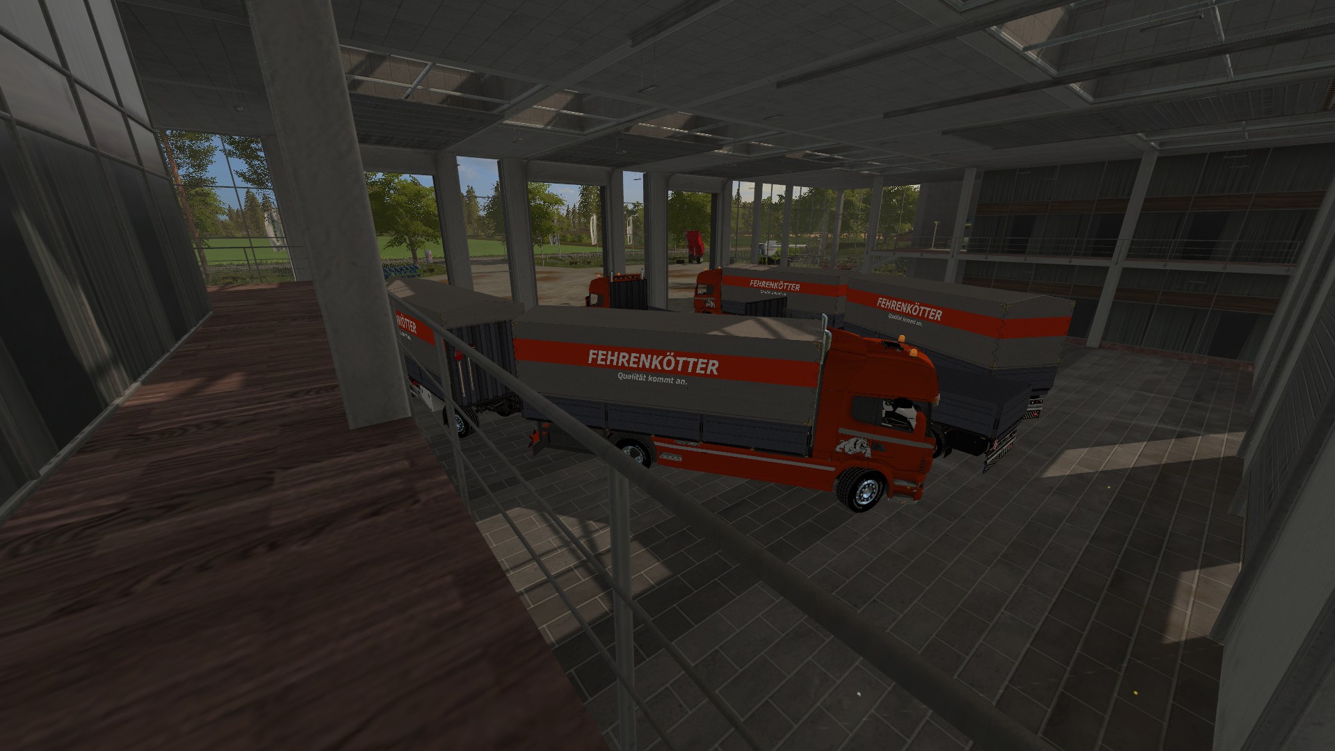 Scania R730 with tarpaulin in Fehrenkötter Skin - Thumbnail 1