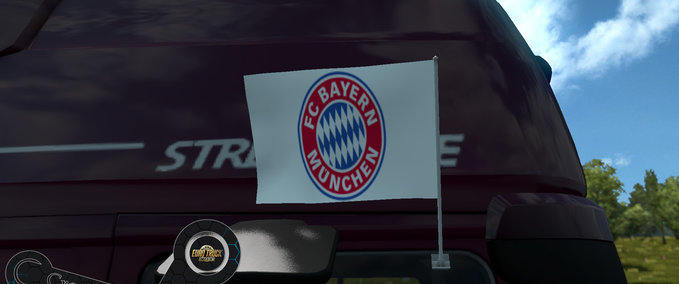Sonstige FC Bayern Munchen Flags Eurotruck Simulator mod