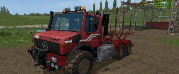 Mercedes Benz UnimogWood Landwirtschafts Simulator mod