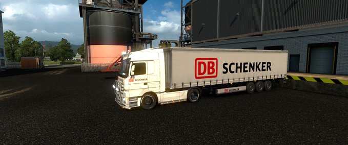 Trailer DB Schenker Trailer Skin Eurotruck Simulator mod