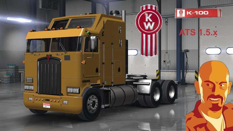 Ats Kenworth K100 V 3 Trucks Mod Fur American Truck Simulator