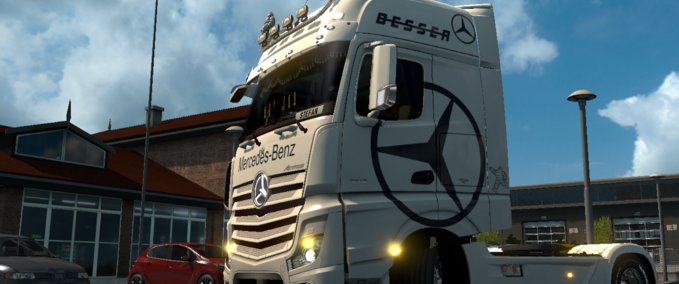 Skins Mercedes-BenzLogo Eurotruck Simulator mod