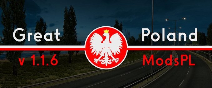 Maps Grosse und realistische Karte von Polen  Eurotruck Simulator mod