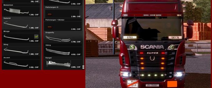 Sonstige Scania V8 Big Tuning Mod  Eurotruck Simulator mod