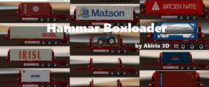 Standalone-Trailer Hammar Container Lader Eurotruck Simulator mod