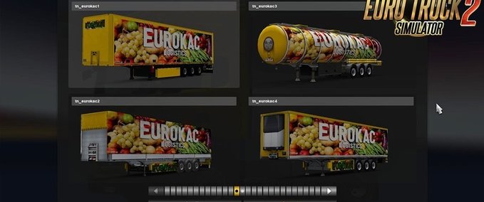 Trailer Anhänger Mega Paket EuroKac  Eurotruck Simulator mod