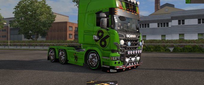 Skins Hannover96 Fanedition für den  Scania Streamline Eurotruck Simulator mod