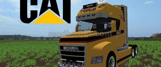 Scania Caterpillar Scania Stax Truck Landwirtschafts Simulator mod