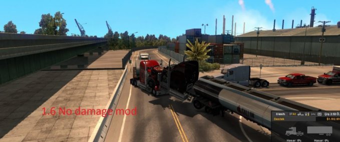 Mods Kein Schaden Mod [1.6.X] + erhöhte Geschwindigkeitsbegrenzung auf 150 mph   American Truck Simulator mod