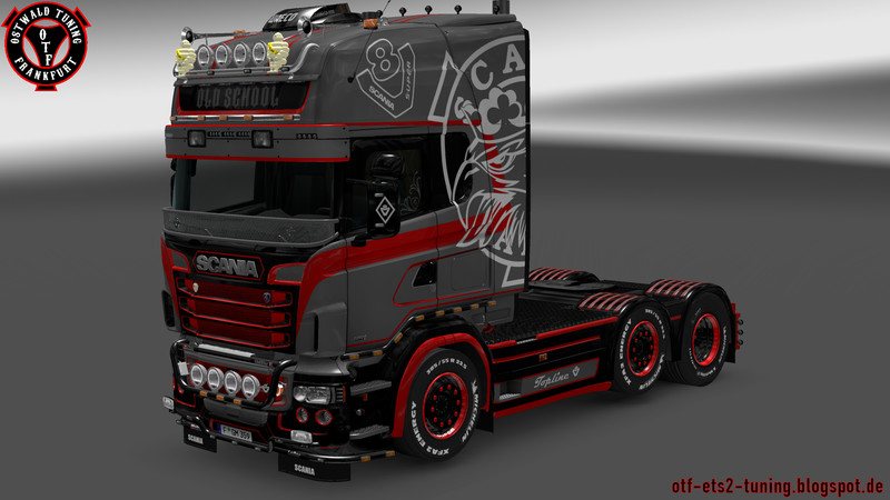 Ets Scania V Custom Skin For Scania Rjl R Streamline V Skins My Xxx