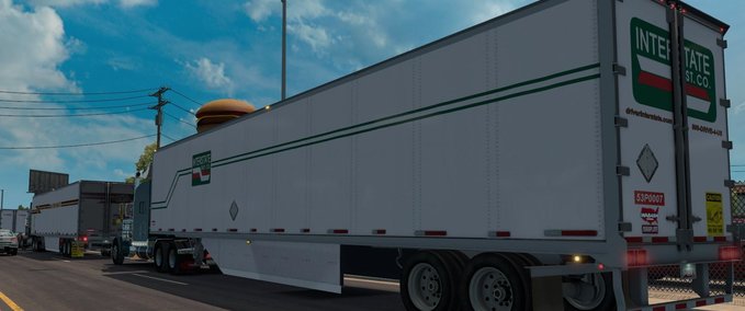 Trailer Wabash Duraplate Anhänger + 50 Skins American Truck Simulator mod
