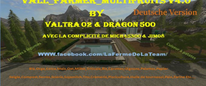 Maps VALL FARMER MULTIFRUITS V4 DE Landwirtschafts Simulator mod