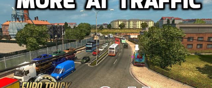 AI Erhöhtes Verkehrsaufkommen v1.8.1 [1.27.X] Eurotruck Simulator mod