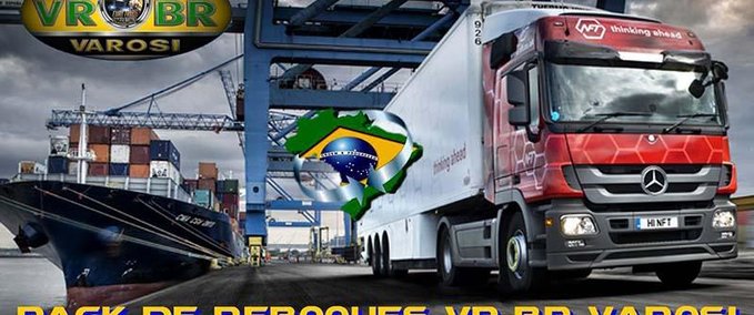 Trailer Paket Brasilianischer Anhänger V2.7 [1.27.X] Eurotruck Simulator mod