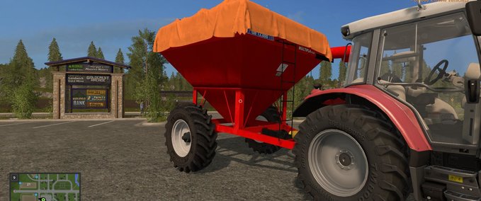 Sonstige Anbaugeräte Reboque Graneleiro Basculhante Becker GB12000 Landwirtschafts Simulator mod