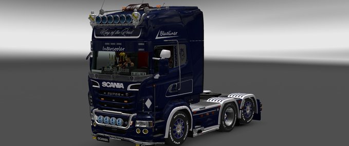 Skins Scania RJL Blueliner Skin Eurotruck Simulator mod