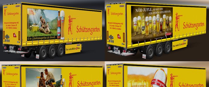 Standalone-Trailer Schützengarten Trailerpack Eurotruck Simulator mod