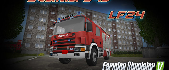 Feuerwehr Scania 94D LF24 Landwirtschafts Simulator mod