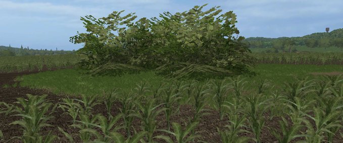 Platzierbare Objekte Platzierbarer grosser Busch Landwirtschafts Simulator mod