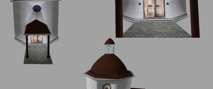 Platzierbare Objekte Kapelle mit Kirchensteuer, Licht und Sound Landwirtschafts Simulator mod