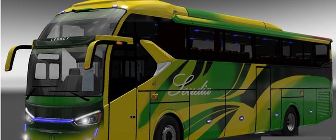 Mods Laksana SR2XHD Bus mit BD Skin Eurotruck Simulator mod