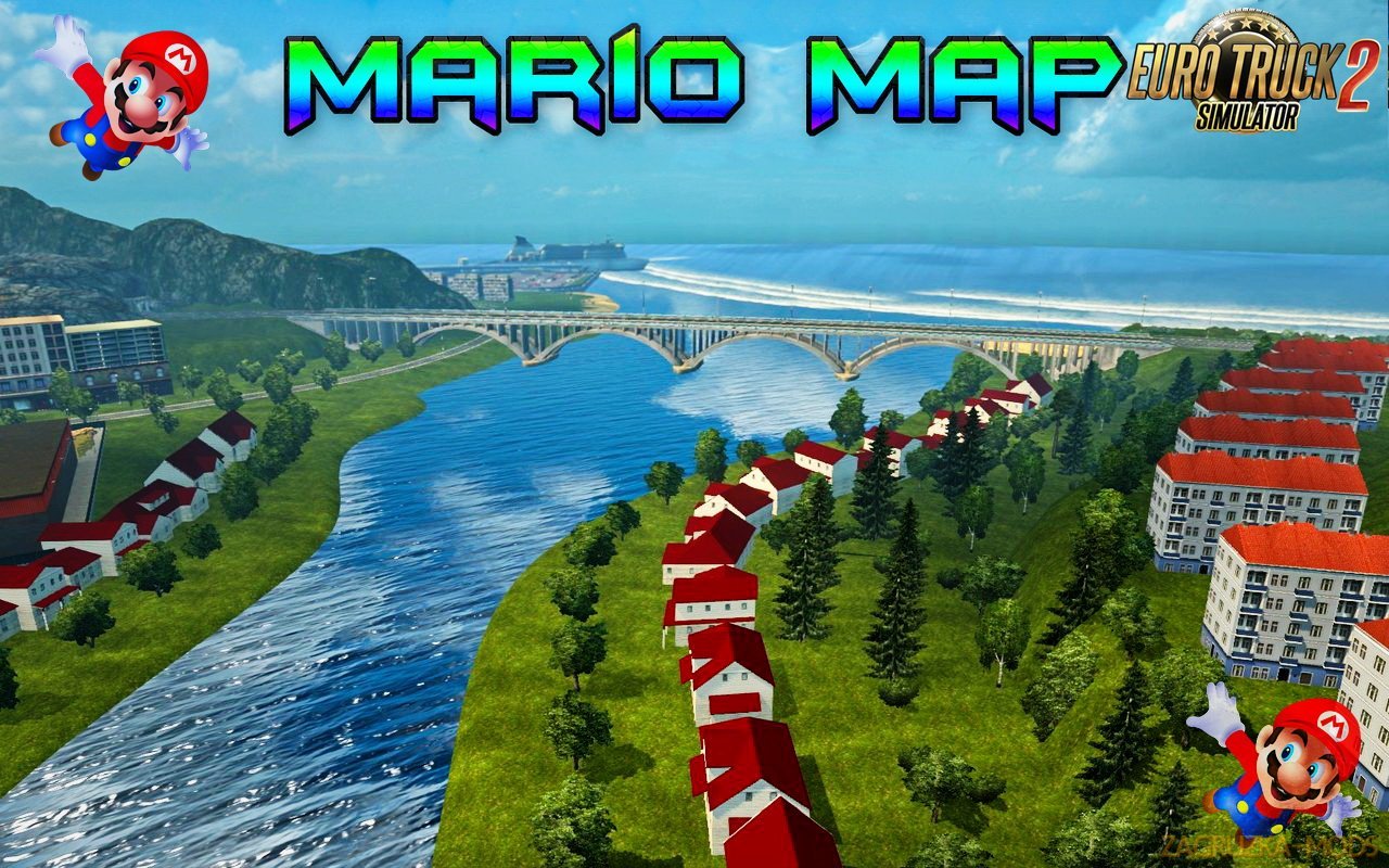 Map of Mario1961 (official version) [1.27.x] for ETS2 thumbnail 3