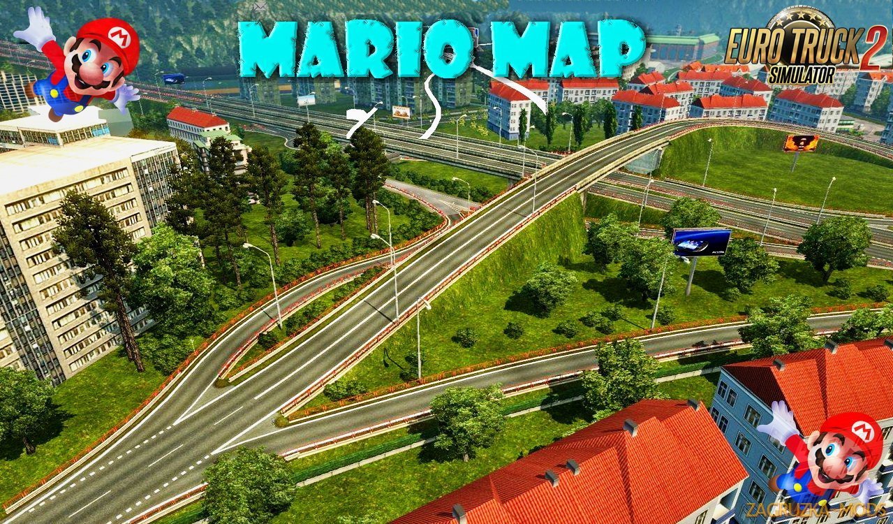 Map of Mario1961 (official version) [1.27.x] for ETS2 thumbnail 2