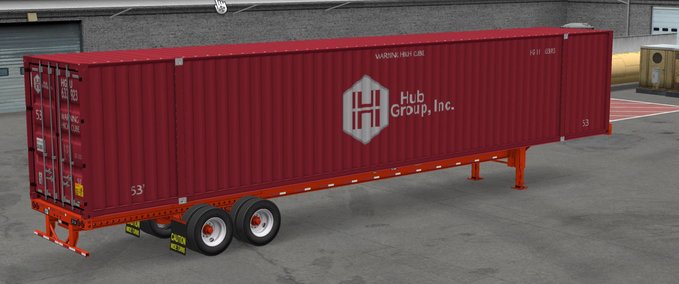 Trailer 16 53-FOOT CONTAINERS [1.27.X] Eurotruck Simulator mod