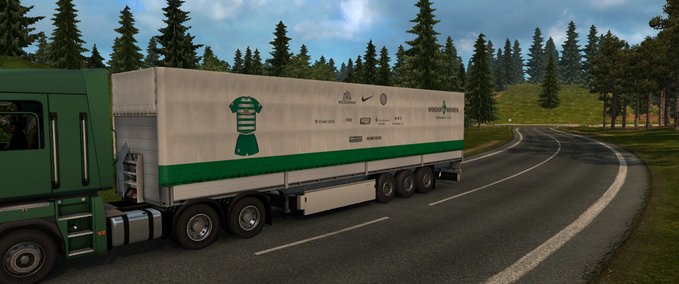 Trailer SV Werder Bremen - Trailer Eurotruck Simulator mod