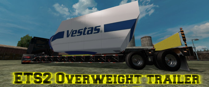 Trailer Overweight trailer pack v2.5  Eurotruck Simulator mod
