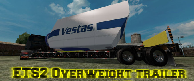Trailer Overweight Anhänger Paket  [1.27.2.1] Eurotruck Simulator mod