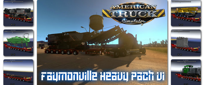 Trailer Faymonville Heavy Pack  American Truck Simulator mod