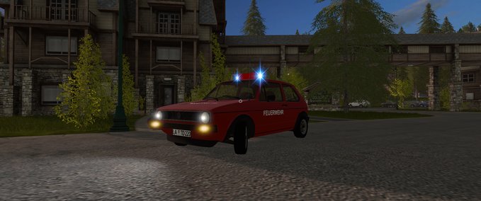 Feuerwehr VW  Golf GTI KdoW Landwirtschafts Simulator mod