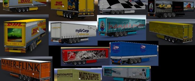 Trailer Anhänger und Cargo Paket von Infinity [1.27.x] Eurotruck Simulator mod