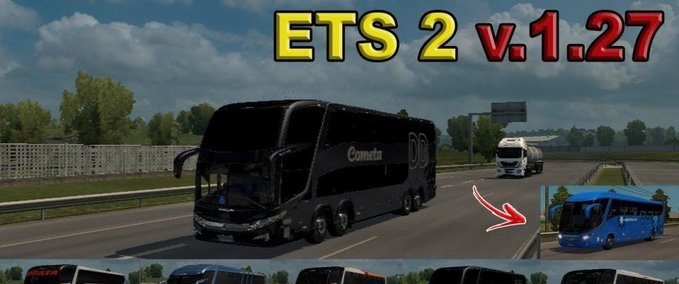 Sonstige Marcopolo Paradiso G7 Traffic Pack [1.27.x] Eurotruck Simulator mod