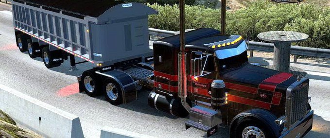 Trailer Cobra Tri-Axle Dump Trailer (v1.6.x) American Truck Simulator mod
