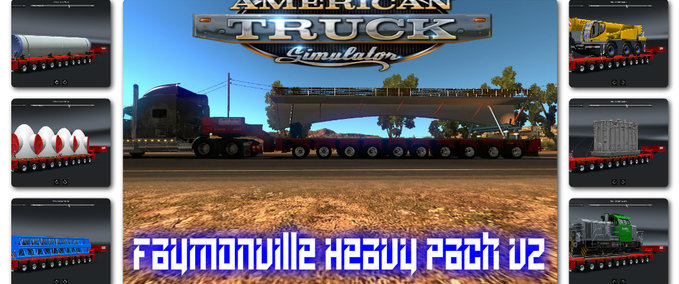 Trailer Faymonville Heavy Pack  American Truck Simulator mod