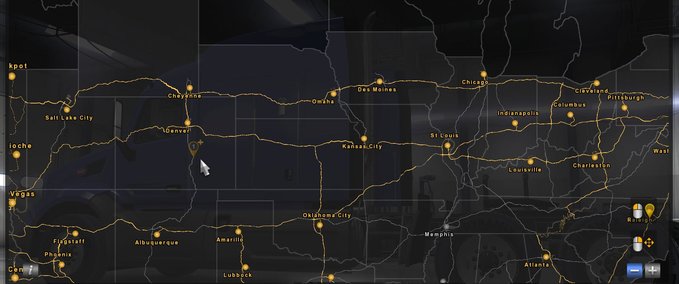 Maps COAST TO COAST MAP  American Truck Simulator mod