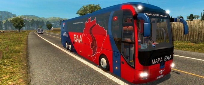 Maps Karte von Brasilien für Busse vom EAA Team [1.27.x] Eurotruck Simulator mod