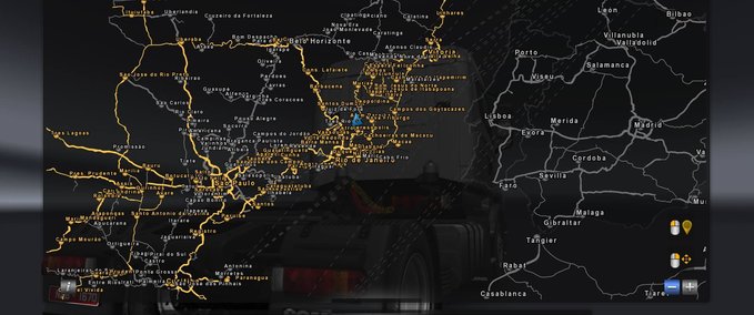 Maps THE PROFENDER Eurotruck Simulator mod