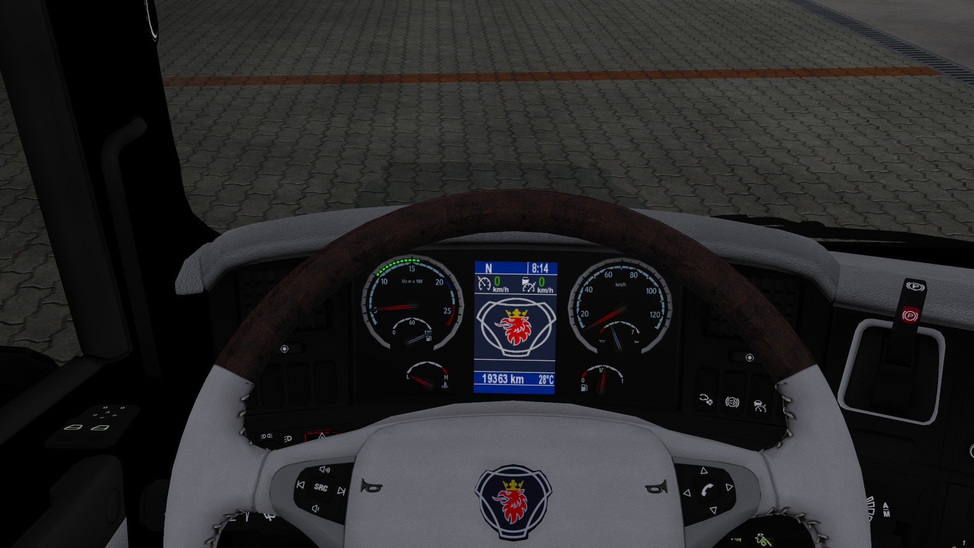 Scania RJL interior and Stelzl Skin + Trailer combo - Thumbnail 1