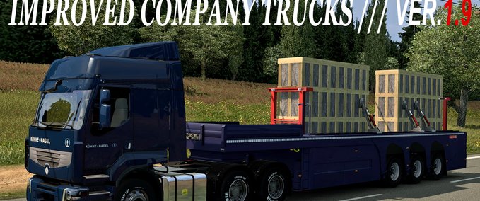 Trucks Improved Company Trucks v1.9 [1.27.x] Eurotruck Simulator mod