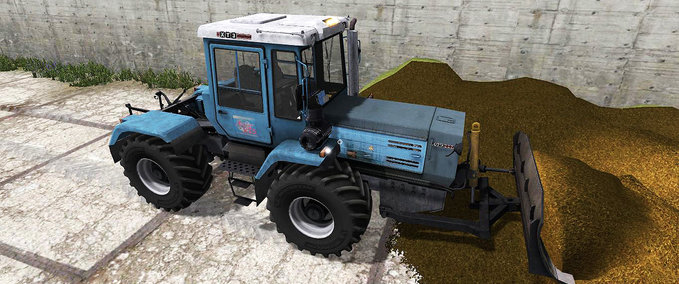 Sonstige Traktoren HTZ T-150 09 25 and the blade Landwirtschafts Simulator mod