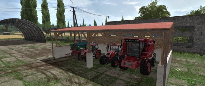 Platzierbare Objekte Maschinenlagerung Landwirtschafts Simulator mod