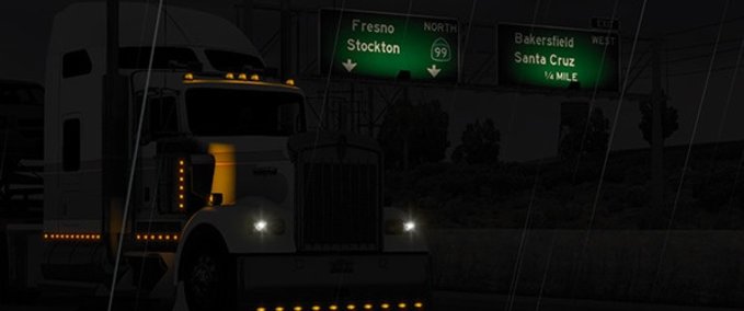 Mods Realistische Beleuchtung American Truck Simulator mod