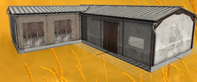Lagergebäude mit animierten Türen Mod Image